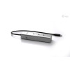 USB-C Charging Metal HUB 5port with USB-C video 8K + Power Delivery 85W