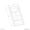 Neomounts WL15-603BL1 Tablet casing 14.6" | 37,1 cm - lockable