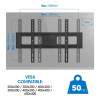 Outdoor Wall Mount for TV & Monitors (Full Motion), For screens 37" to 65", VESA compatibility: all between 200x200mm to 600x400mm - check the dimensions of the four mounting holes on back of