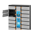 Kiosk iPad 11"/Phone Charging Cabinet USB-C 30W 16-bay (individual compartment - PIN locked), Suitable for 11" Tablets/chromebooks, phones, other USB-C devices, Bays 328x220x100mm, USB-C char