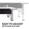 Fellowes Computer Monitor Stand with 5 Height Adjustments - Office Suites Monitor Riser with Storage Tray - Ergonomic Adjustable Monitor Stand for Computers - Max Weight 36KG/Max Size 28" - G