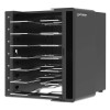 Laptop Charging Cabinet Desktop via USB-C 16" 7-bay via USB-C 65W, Suitable for USB-C laptops (to 16"), iPads, MacBooks, Chromebooks, other USB-C devices, Bays 402x290x50mm, USB-C charging ca