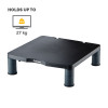 Fellowes Computer Monitor Stand with 3 Height Adjustments - Standard Monitor Riser with Cable Management - Ergonomic Adjustable Monitor Stand for Computers - Max Weight 27KG/Max Size 21" - Gr