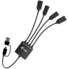USB-C/USB-A Cable HUB 4 port (2x USB-C, 2x USB-A)