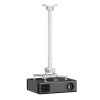 Projector Mount, Ceiling, Universal, Full Motion, Height Range: 745 to 1145mm, Max 35kg, White, 360Â° rotation, +/-20Â° Tilt, and +/-8Â° Swivel, Lifetime Warranty