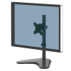 Fellowes Single Monitor Arm - Seasa Freestanding Monitor Mount for 8KG 32 inch Screens - Ergonomic Adjustable Monitor Arm - Tilt 45Â° Pan 120Â° Rotation 360Â°, VESA 75 x 75/100 x 100 - Black