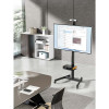 Trolley Mount Stand for TV & Monitors (crank handle height adjust), For screens: 37" to 65", VESA compatibility: all between 200x200 to 600x400mm -check the dimensions of the four mounting ho