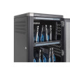 Laptop Charging Cabinet Trolley/Cart via USB-C 65W 16" 30-bay, Suitable for USB-C laptops (to 16"), iPads, MacBooks, Chromebooks, other USB-C devices, Bays 395x32.5x290mm, USB-C charging cabl
