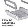 Fellowes Computer Monitor Stand with 3 Height Adjustments - Breyta Monitor Riser with Cable Management - Ergonomic Adjustable Monitor Stand for Computers - Max Weight 15KG - White