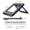 Fellowes Laptop Stand for Desk - I-Spire Quick Lift Adjustable Laptop Stand for the Home and Office - Portable Laptop Stand with 7 Height Adjustments - Max Monitor Size 17", Max Weight 4KG - 