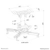 Neomounts CL25-530WH1 Beamer ceiling mount - h 25,5 cm - easy-install - full motion