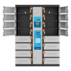 Kiosk iPad 11"/Phone Charging Cabinet USB-C 30W 16-bay (individual compartment - PIN locked), Suitable for 11" Tablets/chromebooks, phones, other USB-C devices, Bays 328x220x100mm, USB-C char