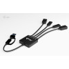 USB-C/USB-A Cable HUB 4 port (2x USB-C, 2x USB-A)
