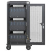 iPad to 13", MacBook Air to 13" & Chromebook 14" 30-bay Charging Trolley/Cart via USB-C (30W), Also other tablets/smartphones (with device to USB-C cable), Bays 404x27.6x283mm, USB-C charging