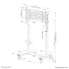 Neomounts FL55-975BL1 TV trolley 75-115" - motorised