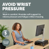 Fellowes Mouse Mat Wrist Rest Breyta Mouse Pad Wrist Support with Antibacterial Protection Ergonomic Mouse Mat Marine