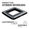 Fellowes Laptop Stand for Desk - I-Spire Quick Lift Adjustable Laptop Stand for the Home and Office - Portable Laptop Stand with 7 Height Adjustments - Max Monitor Size 17", Max Weight 4KG - 