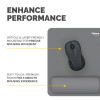 Fellowes Mouse Mat Wrist Rest Breyta Mouse Pad Wrist Support with Antibacterial Protection Ergonomic Mouse Mat Grey