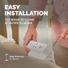 Fellowes Power Desk Socket with 1 Power Socket 1 USB-A & USB-C Ports White