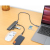 USB-C Dock/Hub with Card Reader, Ports (x5): HDMI, USB-A (x2) and USB-C (x2), with Power Delivery (PD) 100W- requires external USB-C charger (not included). USB powered (no external power sup