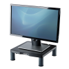 Fellowes Computer Monitor Stand with 3 Height Adjustments - Standard Monitor Riser with Cable Management - Ergonomic Adjustable Monitor Stand for Computers - Max Weight 27KG/Max Size 21" - Gr