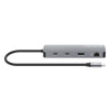 USB-C Dock/Hub with Card Reader, Ports (x7): Ethernet, HDMI, USB-A (x3) and USB-C (x2), with Power Delivery (PD) 100W- requires external USB-C charger (not included). USB powered (no external